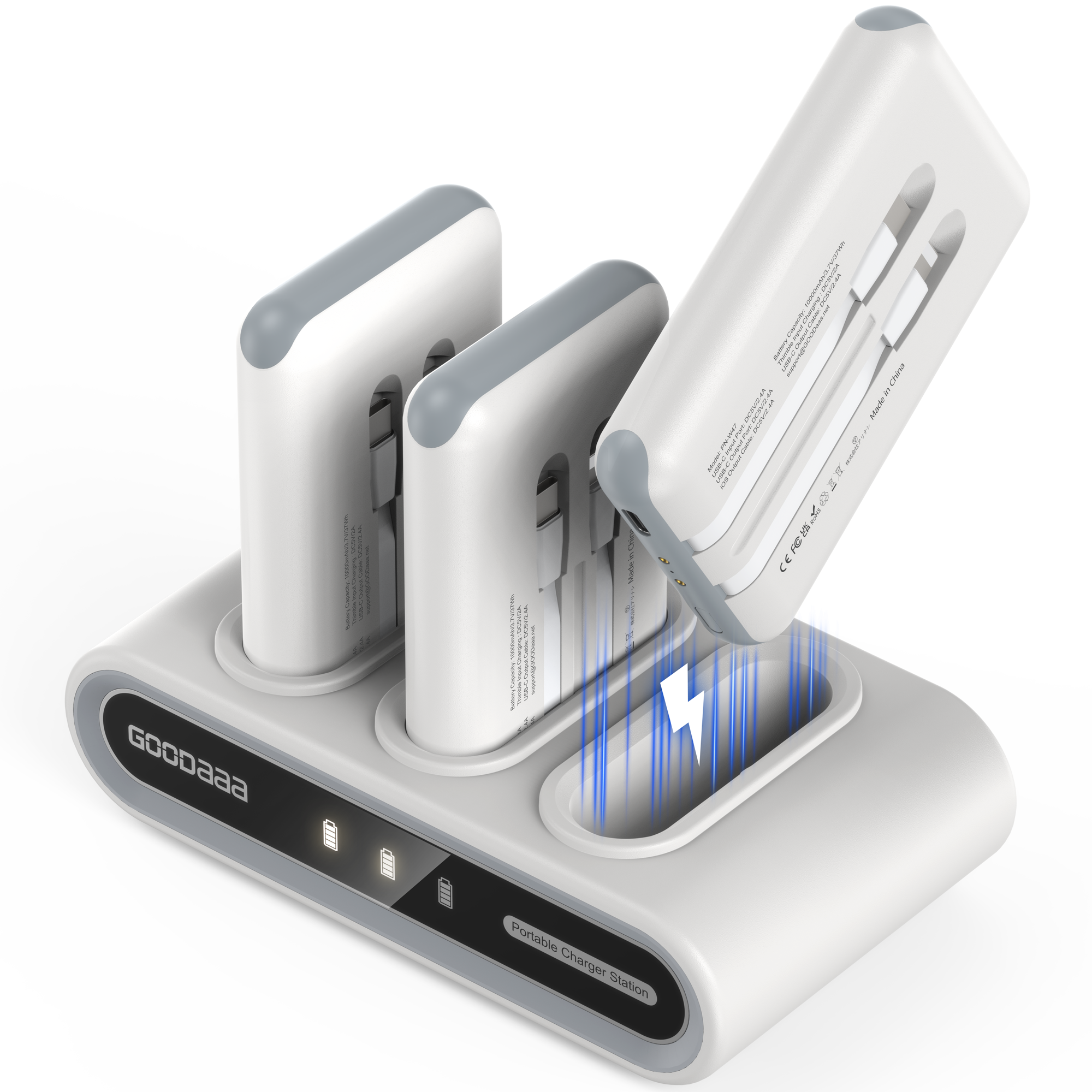 Famaily Power Hub with 3 portable Banks