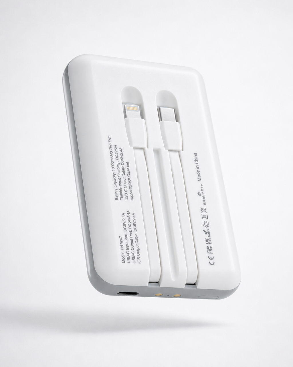 Family Power Hub, 3-Pack 10000mAh Portable Charger