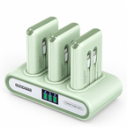 Family Power Hub, 3-Pack 10000mAh Portable Charger