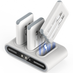 Family Power Hub, 3-Pack 10000mAh Portable Charger