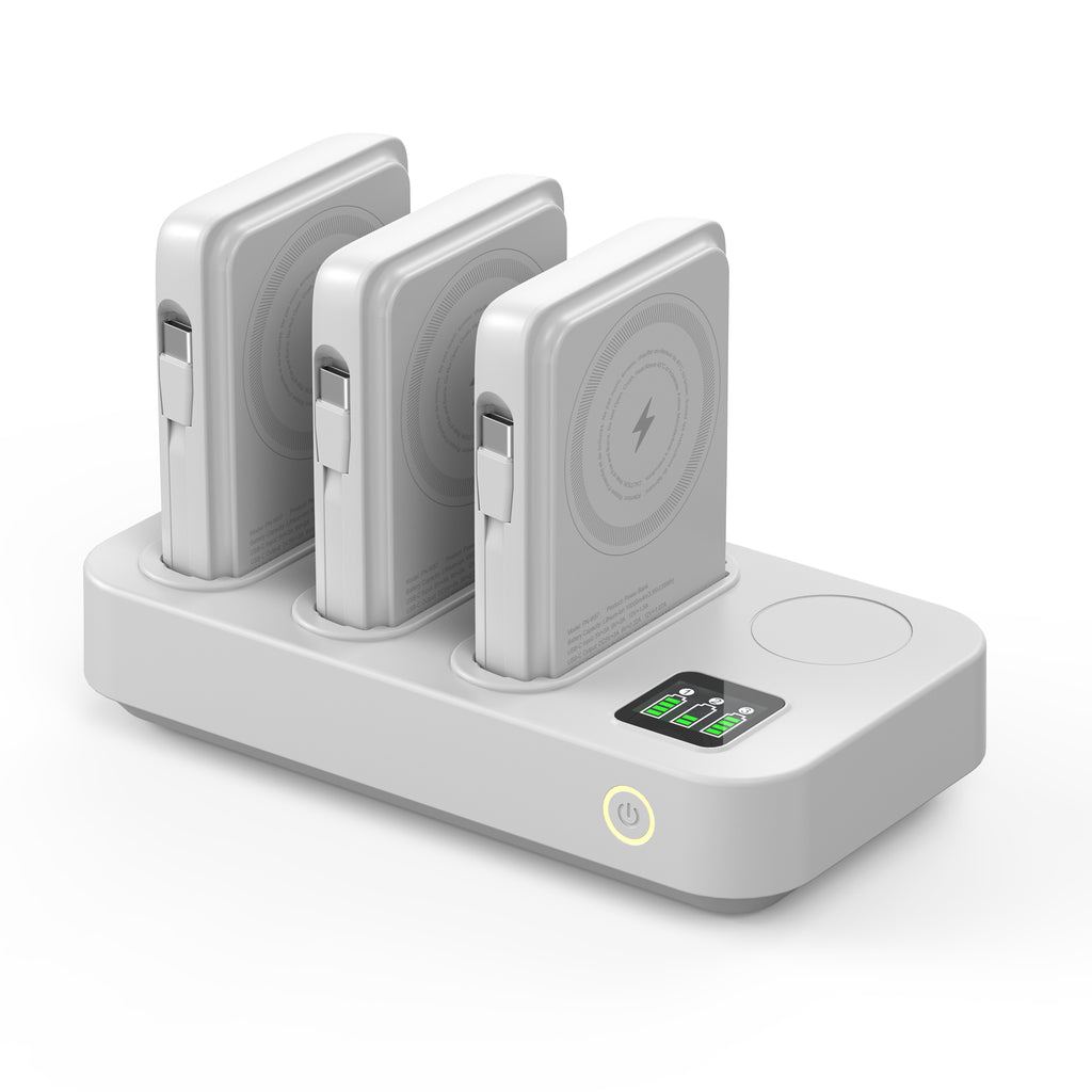 Magnetic Power Bank with Built-in Stand – Snap, Charge & Watch Hands-Free