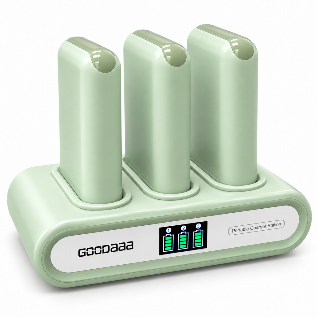 PN-W47 3-Pack 10000mAh Portable Charger,Green