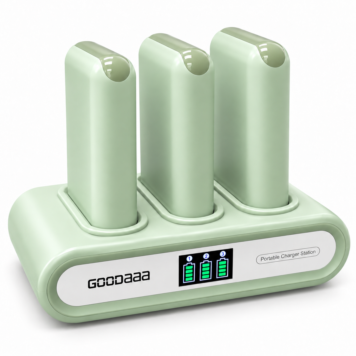 PN-W47 3-Pack 10000mAh Portable Charger,Green
