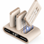 Family Power Hub, 3-Pack 10000mAh Portable Charger